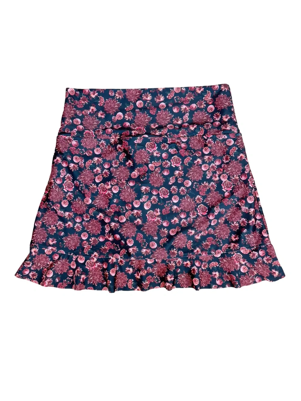Albion Floral High Rise Swim Skirt Size M - Picture 6 of 8
